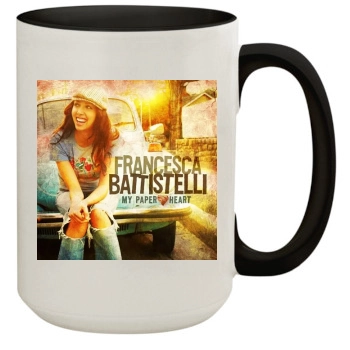 Francesca Battistelli 15oz Colored Inner & Handle Mug