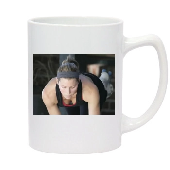 Jessica Biel 14oz White Statesman Mug