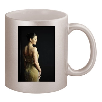 Jessica Biel 11oz Metallic Silver Mug