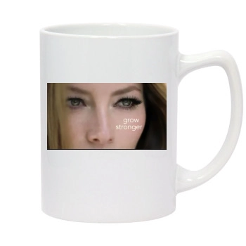 Jessica Biel 14oz White Statesman Mug