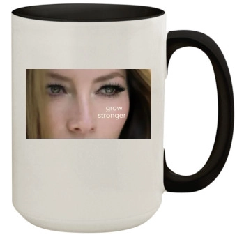 Jessica Biel 15oz Colored Inner & Handle Mug