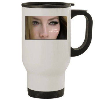 Jessica Biel Stainless Steel Travel Mug