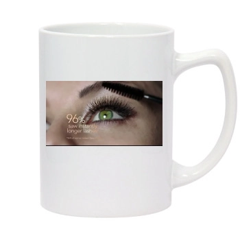 Jessica Biel 14oz White Statesman Mug