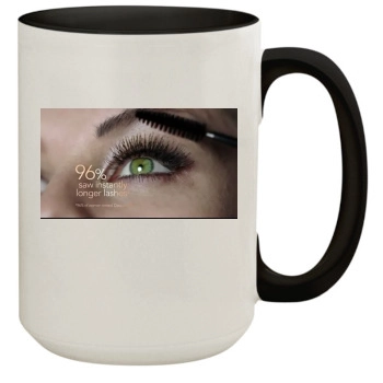 Jessica Biel 15oz Colored Inner & Handle Mug