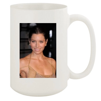 Jessica Biel 15oz White Mug