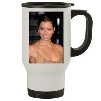 Jessica Biel Stainless Steel Travel Mug