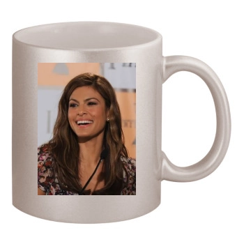 Eva Mendes 11oz Metallic Silver Mug