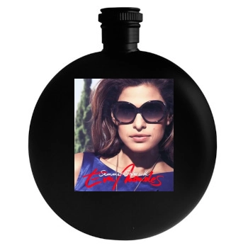 Eva Mendes Round Flask