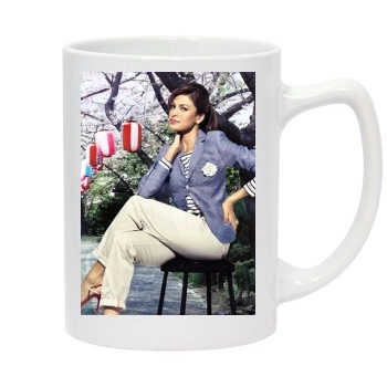 Eva Mendes 14oz White Statesman Mug