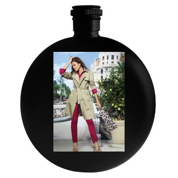 Eva Mendes Round Flask