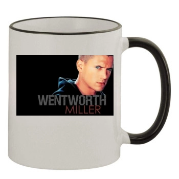 Wentworth Miller 11oz Colored Rim & Handle Mug