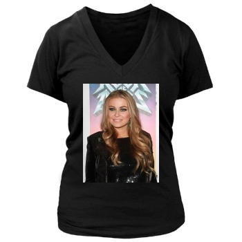 Carmen Electra Women's Deep V-Neck TShirt