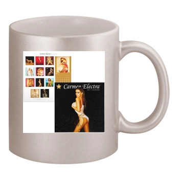 Carmen Electra 11oz Metallic Silver Mug