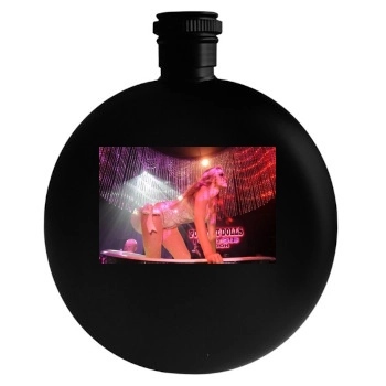 Carmen Electra Round Flask