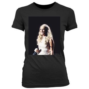 Carrie Underwood Women's Junior Cut Crewneck T-Shirt