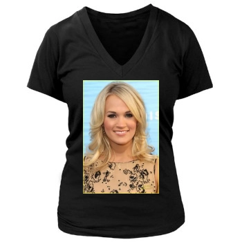 Carrie Underwood Women's Deep V-Neck TShirt