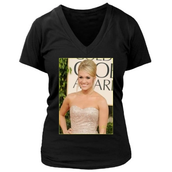 Carrie Underwood Women's Deep V-Neck TShirt