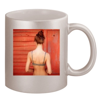 Cintia Dicker 11oz Metallic Silver Mug