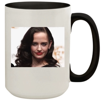 Eva Green 15oz Colored Inner & Handle Mug