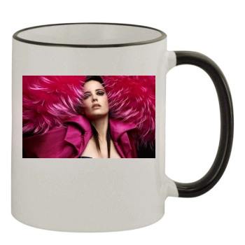 Eva Green 11oz Colored Rim & Handle Mug