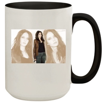 Eva Green 15oz Colored Inner & Handle Mug