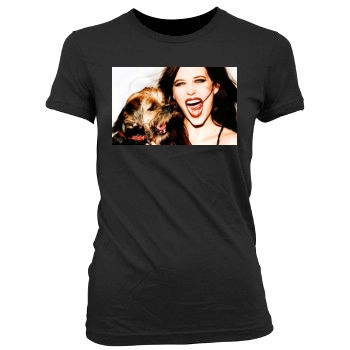 Eva Green Women's Junior Cut Crewneck T-Shirt