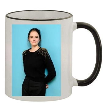 Eva Green 11oz Colored Rim & Handle Mug