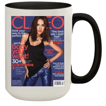 Jessica Alba 15oz Colored Inner & Handle Mug