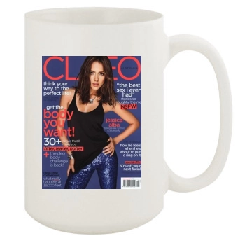 Jessica Alba 15oz White Mug