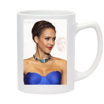 Jessica Alba 14oz White Statesman Mug