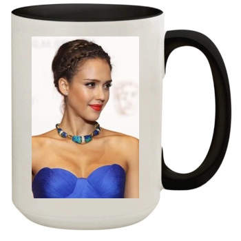 Jessica Alba 15oz Colored Inner & Handle Mug