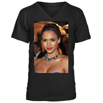 Jessica Alba Men's V-Neck T-Shirt