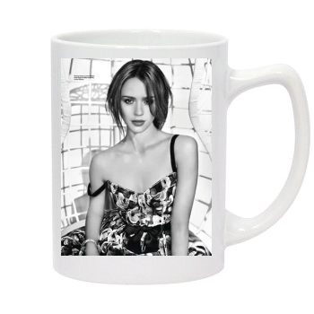 Jessica Alba 14oz White Statesman Mug