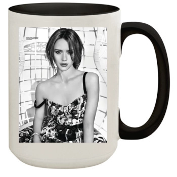 Jessica Alba 15oz Colored Inner & Handle Mug