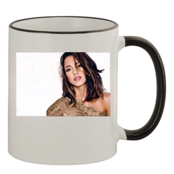 Jessica Alba 11oz Colored Rim & Handle Mug