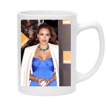 Jessica Alba 14oz White Statesman Mug