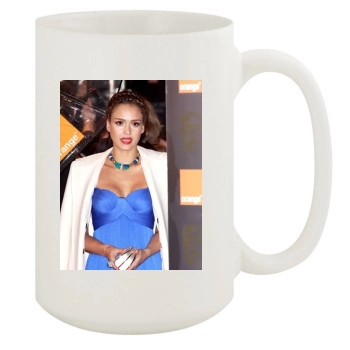 Jessica Alba 15oz White Mug