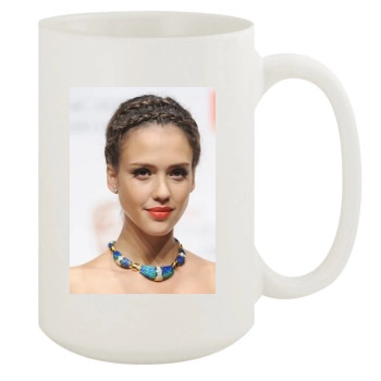 Jessica Alba 15oz White Mug