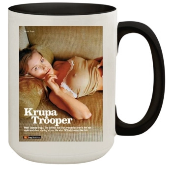 Joanna Krupa 15oz Colored Inner & Handle Mug