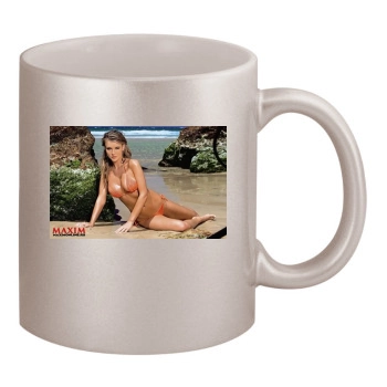 Joanna Krupa 11oz Metallic Silver Mug