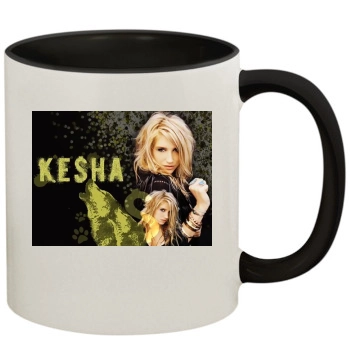 Kesha 11oz Colored Inner & Handle Mug