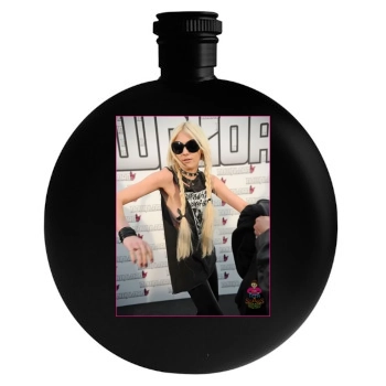 Taylor Momsen Round Flask