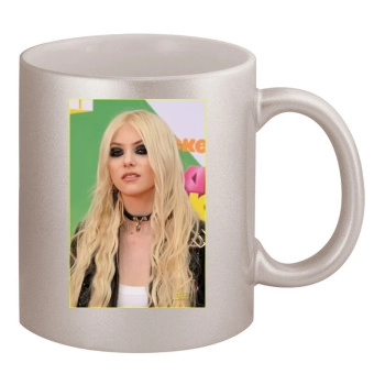 Taylor Momsen 11oz Metallic Silver Mug