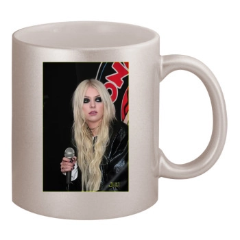 Taylor Momsen 11oz Metallic Silver Mug