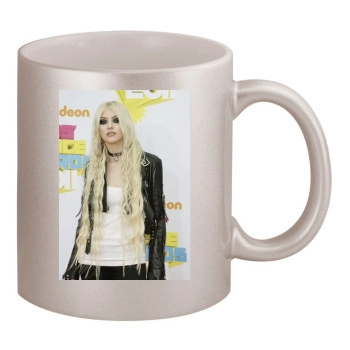 Taylor Momsen 11oz Metallic Silver Mug