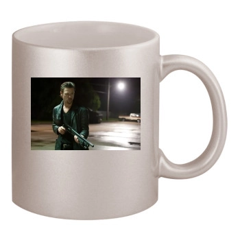 Brad Pitt 11oz Metallic Silver Mug