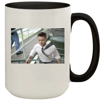 Brad Pitt 15oz Colored Inner & Handle Mug