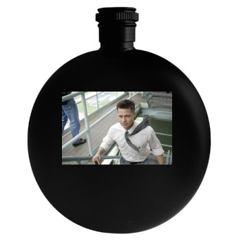 Brad Pitt Round Flask