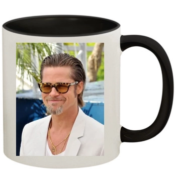 Brad Pitt 11oz Colored Inner & Handle Mug