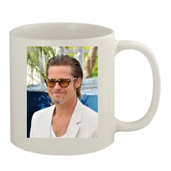 Brad Pitt 11oz White Mug